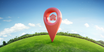 Ilustração ícone de localização | Compramos terrenos | tenda.com